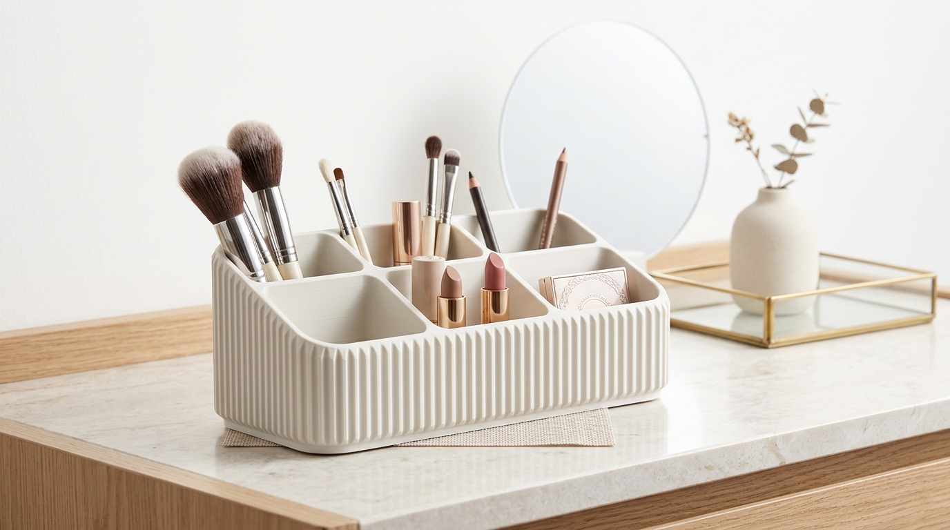 Como organizar a bancada de maquiagem com praticidade e elegância
