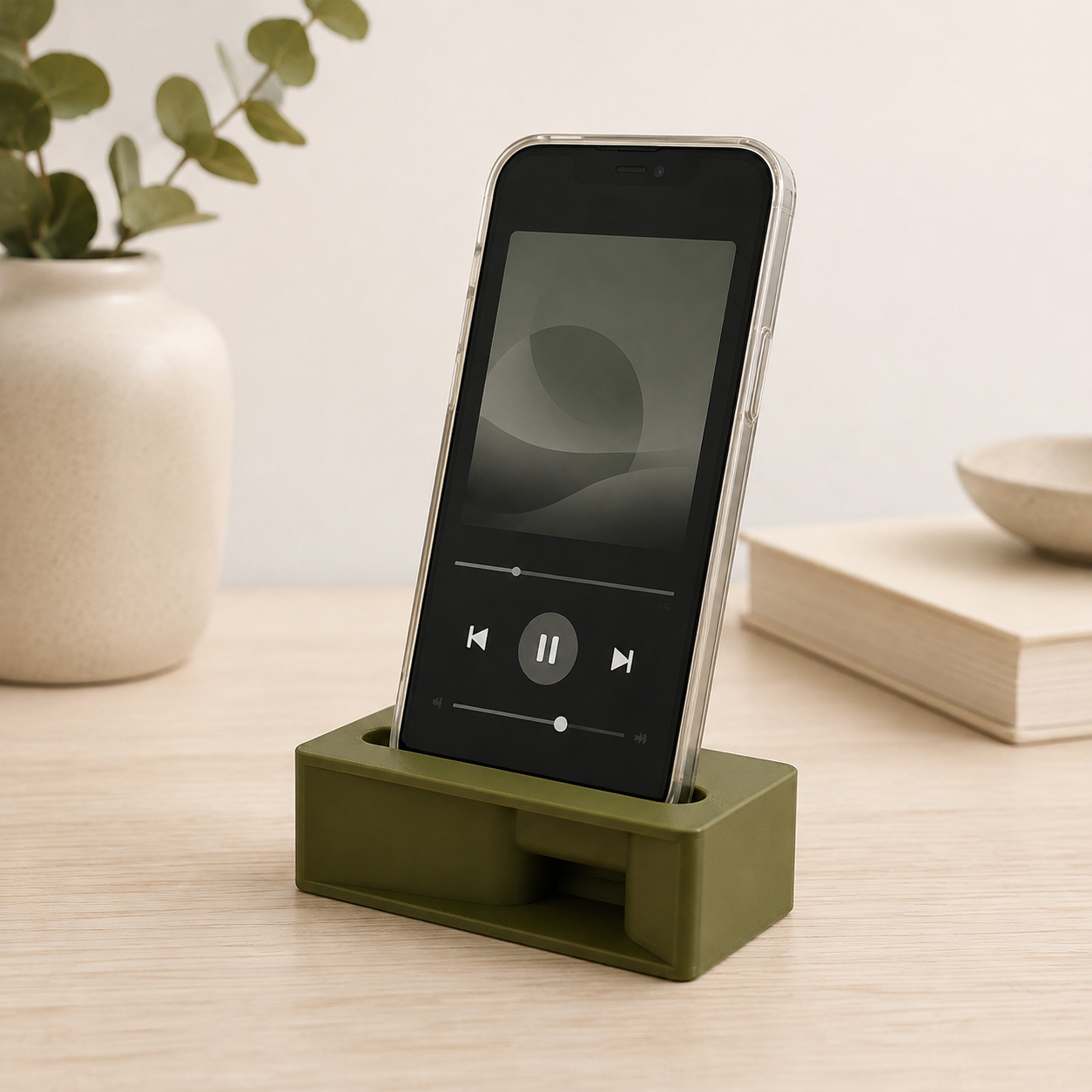 Suporte de Celular de Mesa Universal Amplificador