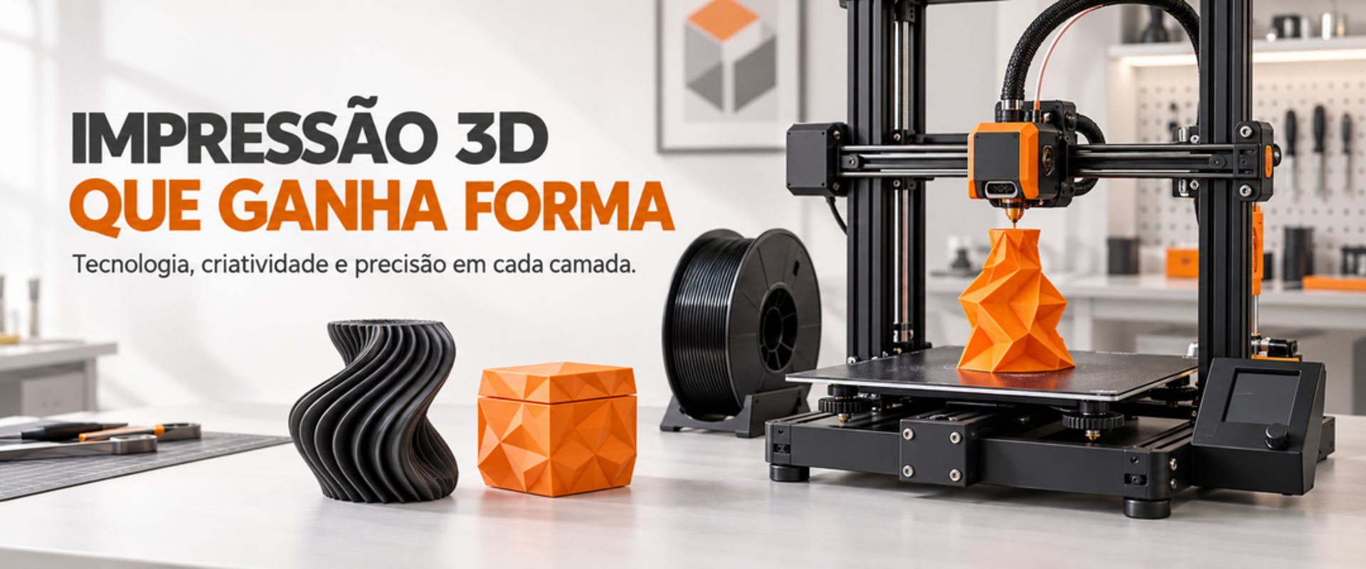 Impressão 3D que ganha forma